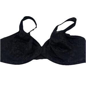 Playtex Secrets Women's 38D Underwire Bra Seamless Shaping Black  4438